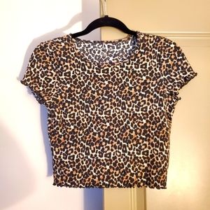 American Eagle Cropped Tee